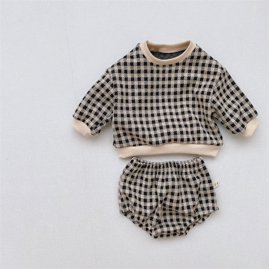 Double the Plaid, Double the Rad: Baby's Twin Set