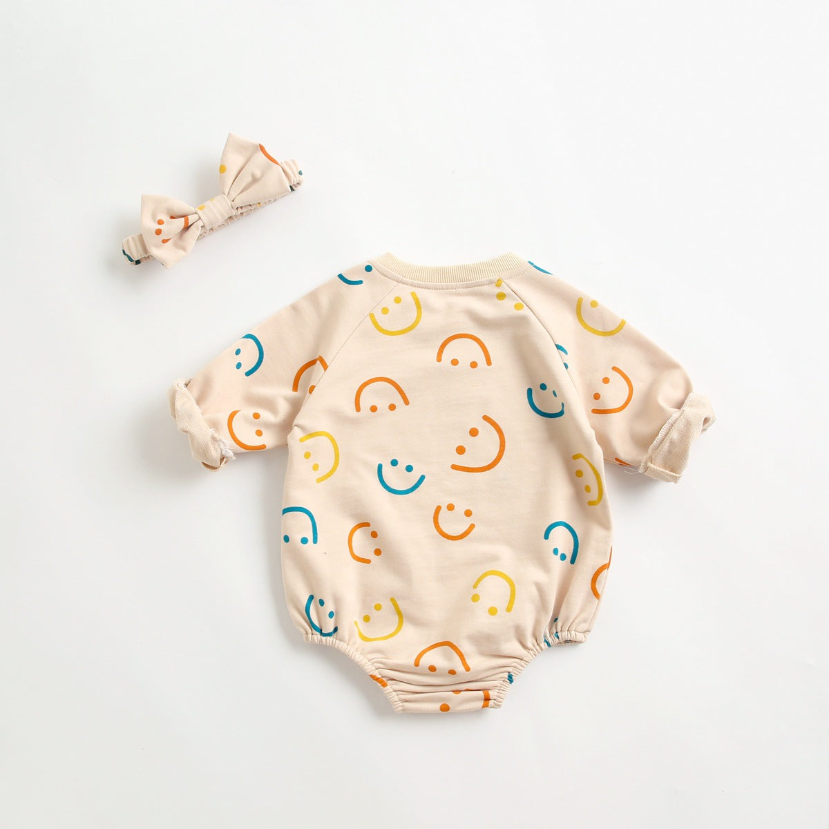 Smiley Snuggles Romper Set