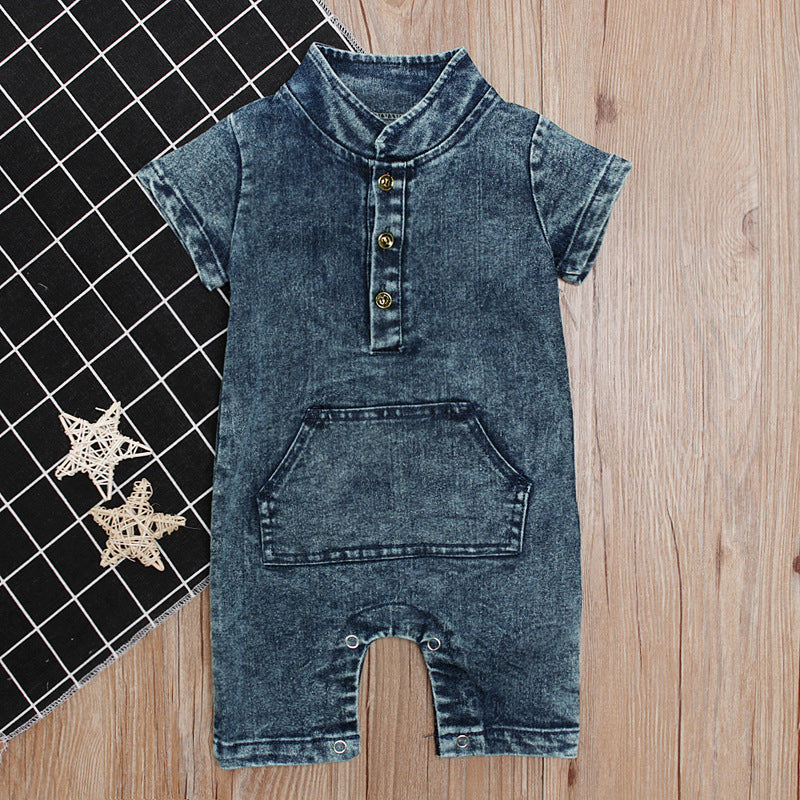 Mini Explorer Denim Jumpsuit