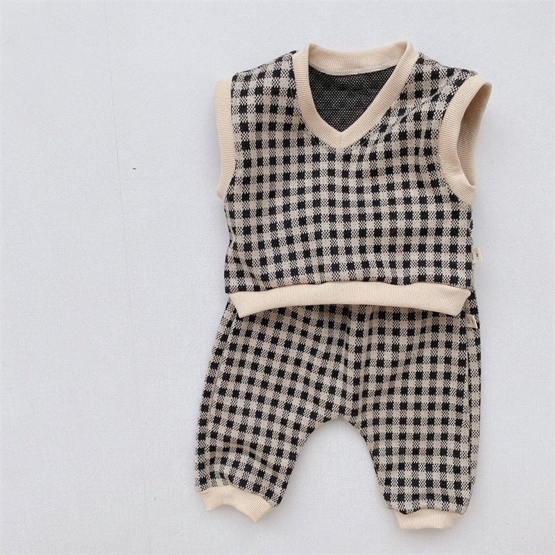 Double the Plaid, Double the Rad: Baby's Twin Set