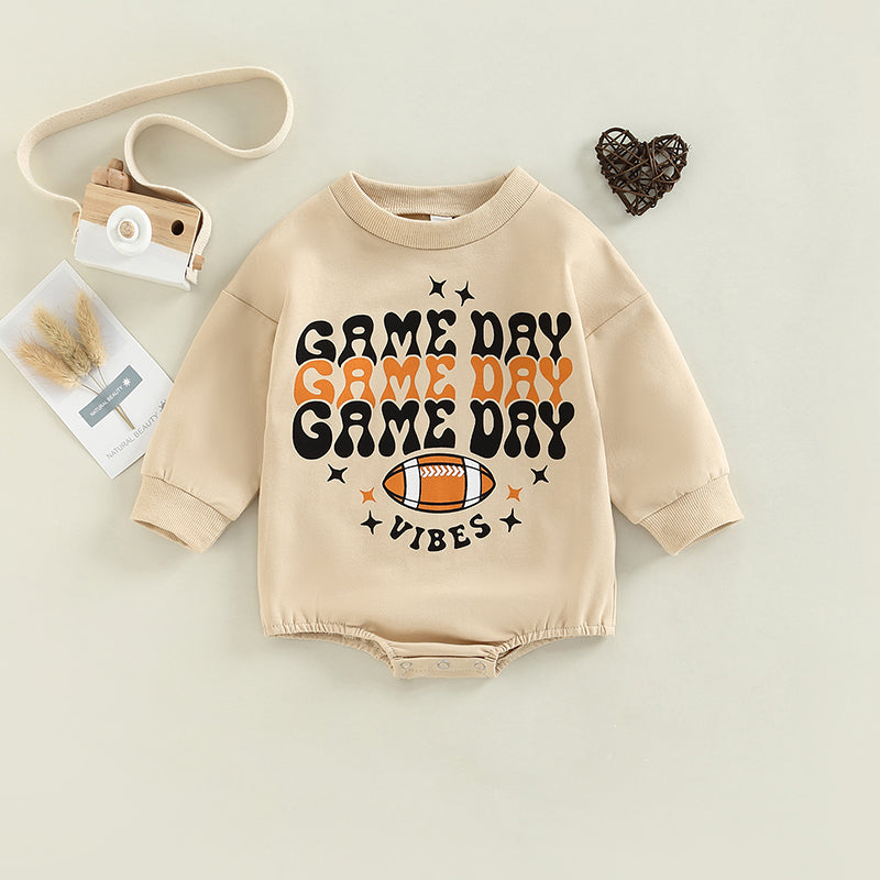 Tiny Touchdown Football Romper