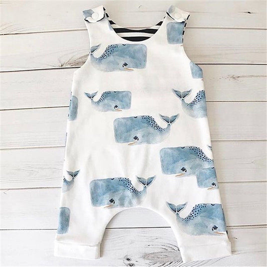 Splash & Snap Whale Romper