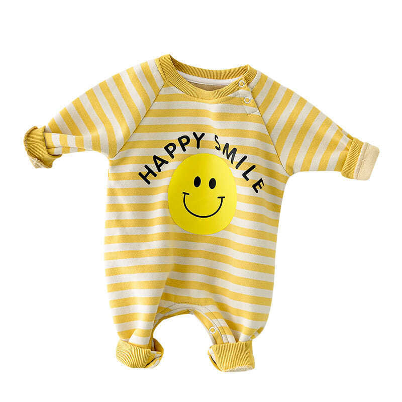 Happy Vibes Banana & Smiley Rompers