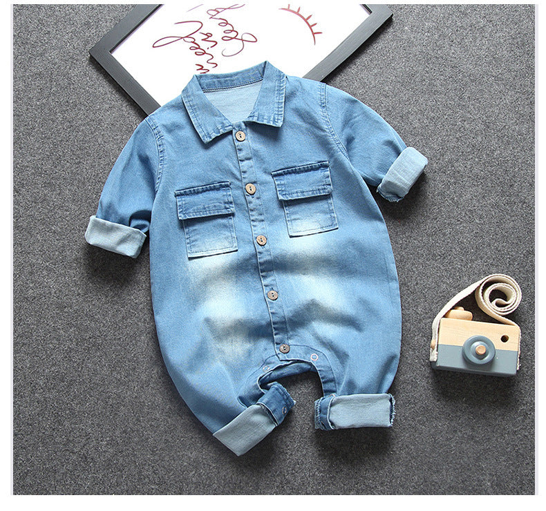 Safari Denim Jumpsuit