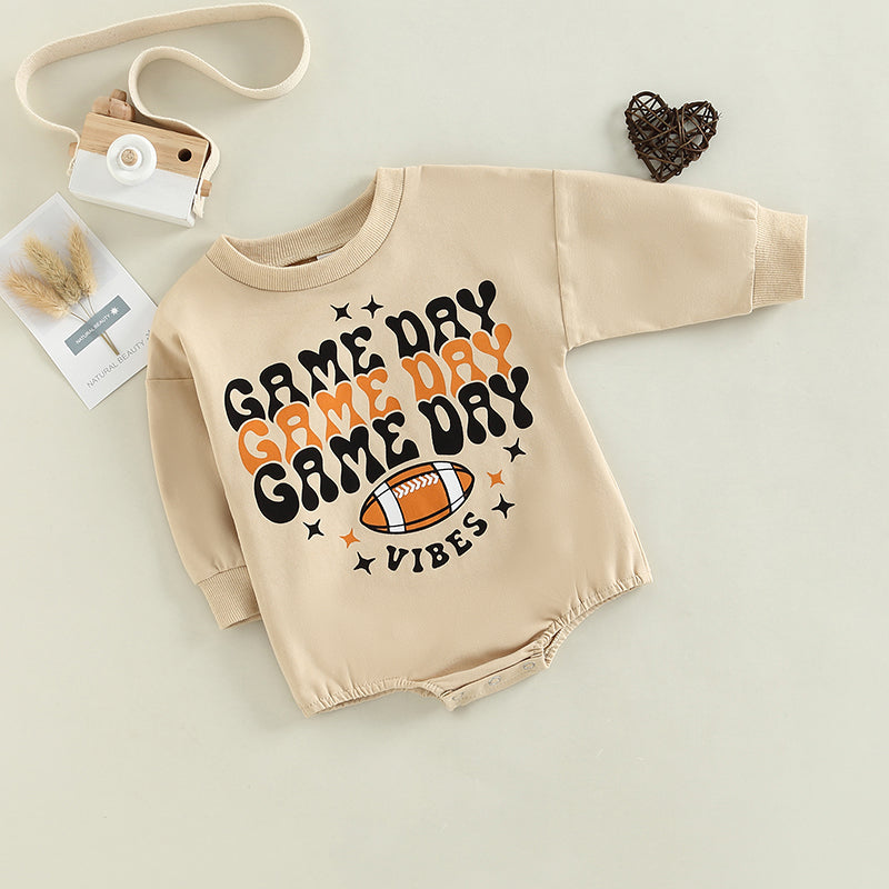 Tiny Touchdown Football Romper