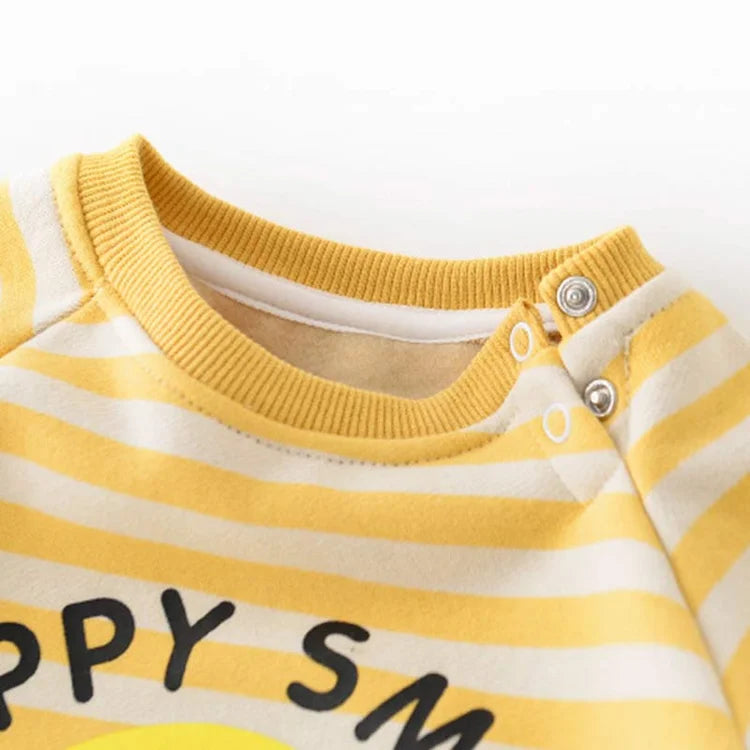 Happy Vibes Banana & Smiley Rompers