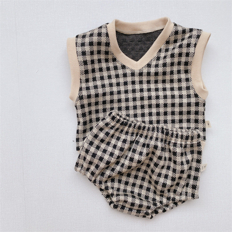 Double the Plaid, Double the Rad: Baby's Twin Set