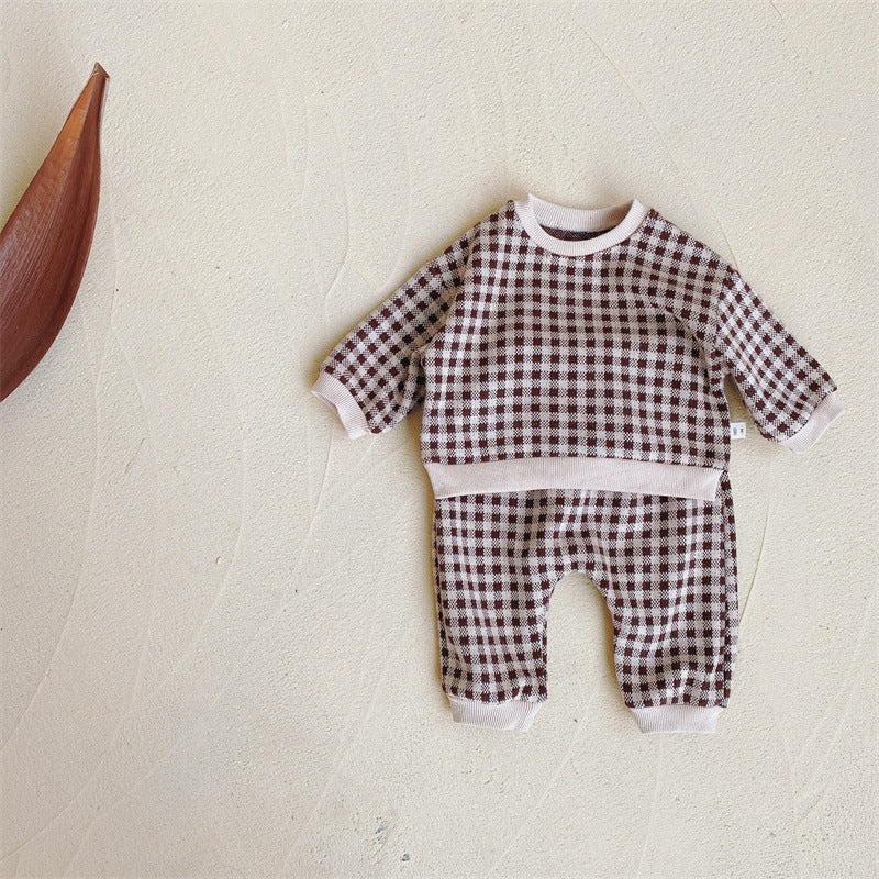 Double the Plaid, Double the Rad: Baby's Twin Set