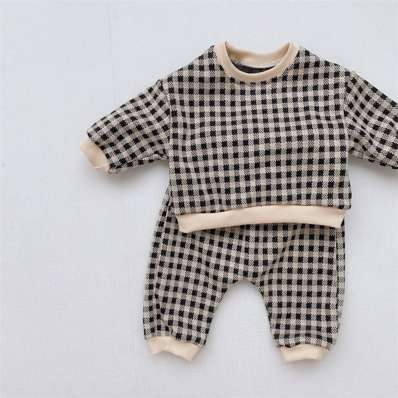 Double the Plaid, Double the Rad: Baby's Twin Set